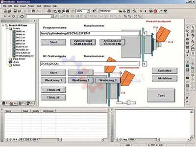 Программирование панели оператора Bosch Rexroth IndraControl в среде WinStudio